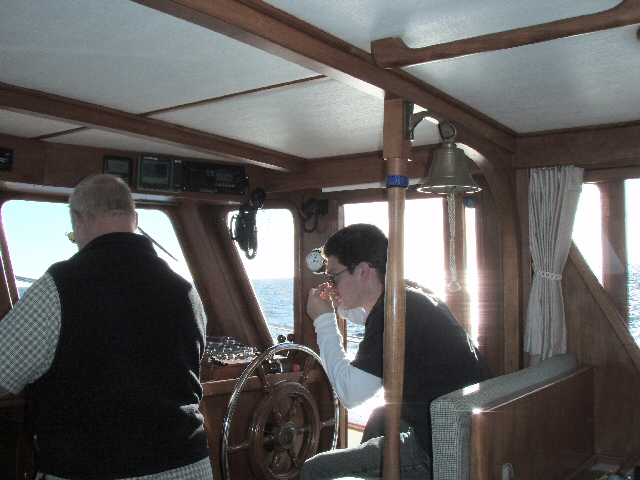 Kevin at the helm