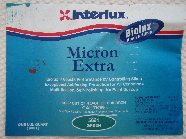 Interlux Micron Extra bottom paint