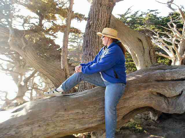 Jill at Point Lobos