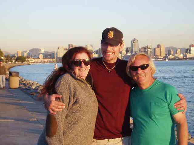 Aaron & us by San Diego Bay